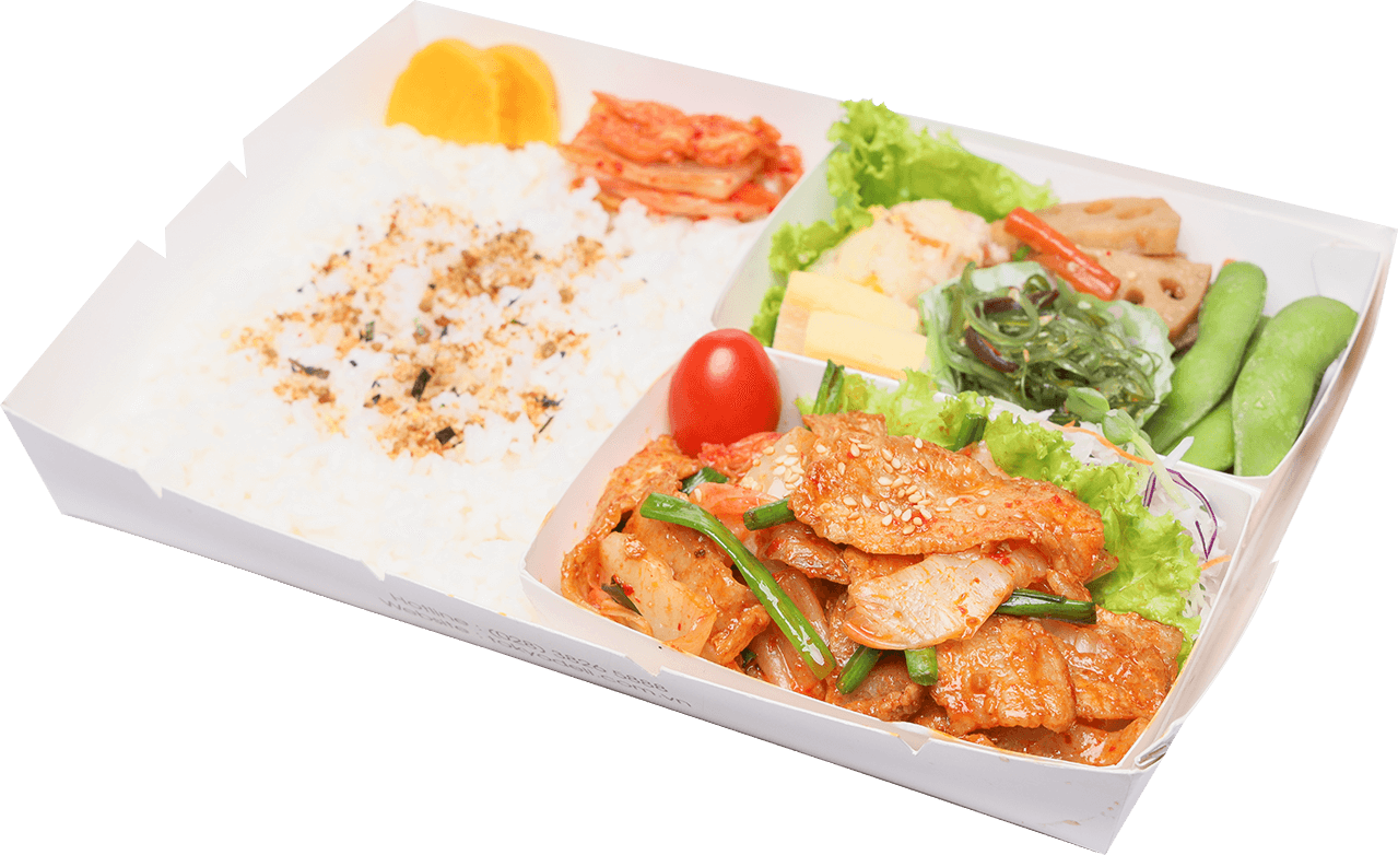 Bento thịt heo xào kimchi đặc biệt